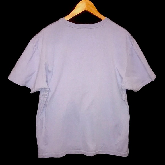 Mens light purple Ralph Lauren T-shirt size large with orange symbol - Picture 3 of 3